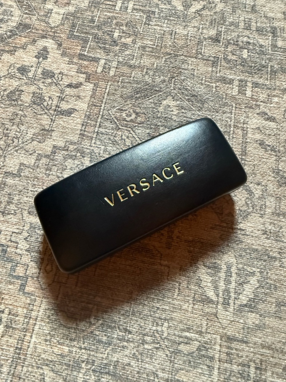 Versace Black and Gold Eyewear Case
